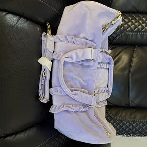 Stoney Clover Lane Lilac Travel Bag with Gold Details